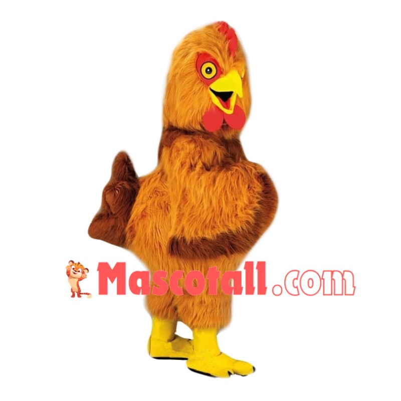 Clucking Brown Hen Mascot Costume 