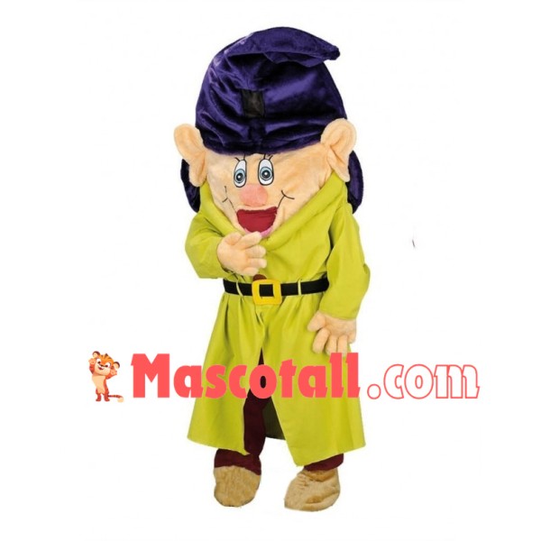 Funny Dopey Dwarfs Mascot Adult Costume	