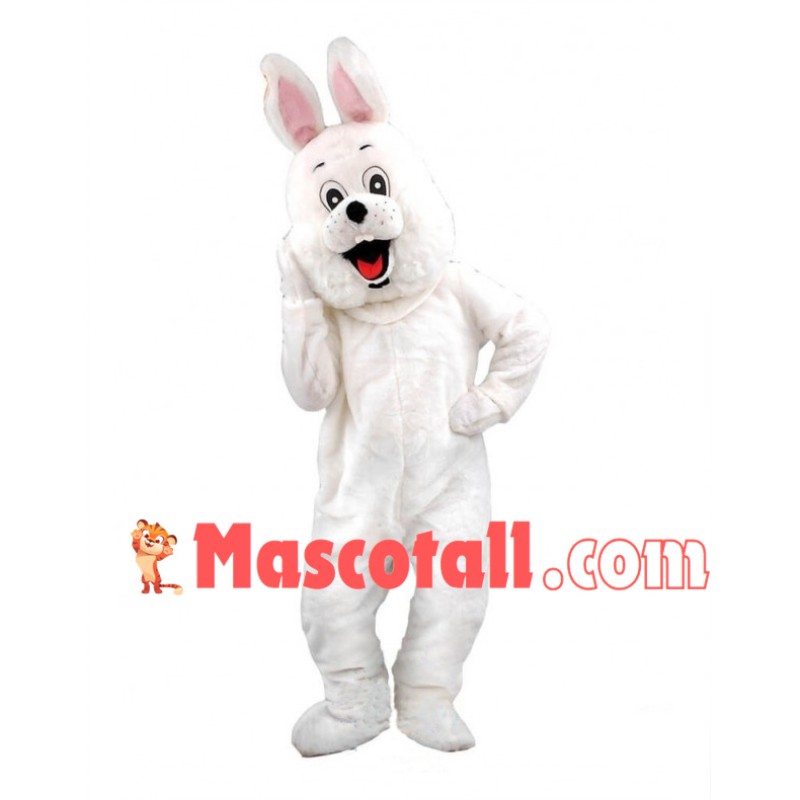Lovely White Rabbit Mascot Costume 