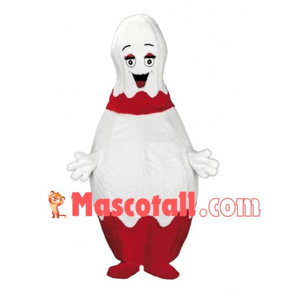 Huge Cartoon Bowling Pin Lightweight Mascot Adult Costume 