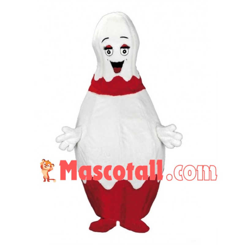 Huge Cartoon Bowling Pin Lightweight Mascot Adult Costume 