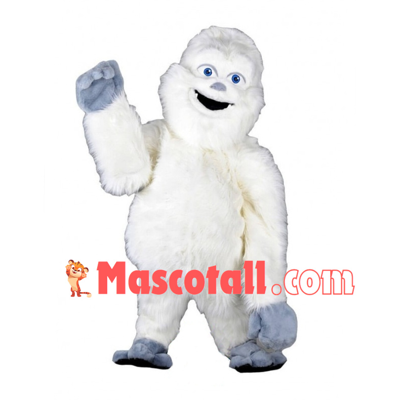 Happy Yeti Mascot Adult Costume 