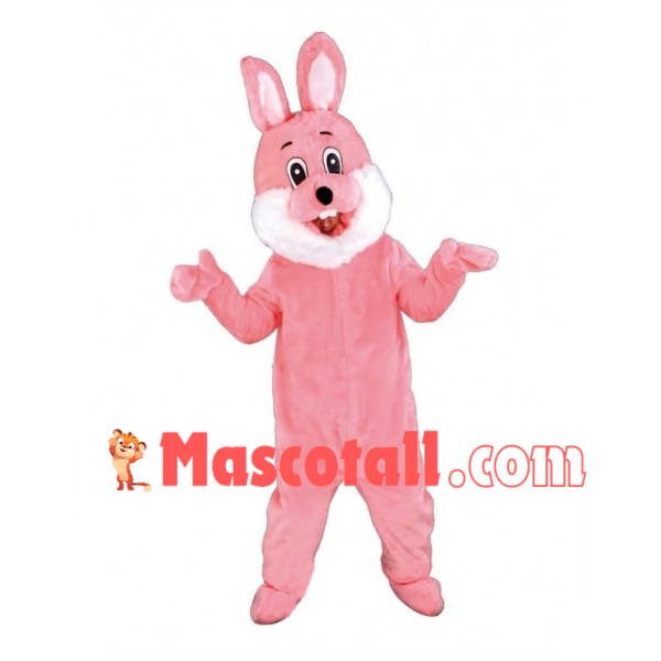 Pink Rabbit Mascot Adult Costume 