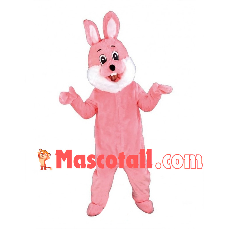 Pink Rabbit Mascot Adult Costume 