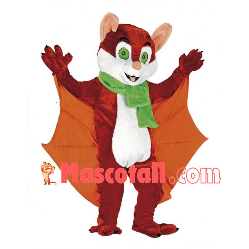 Lovely Brown Bat Mascot Costume