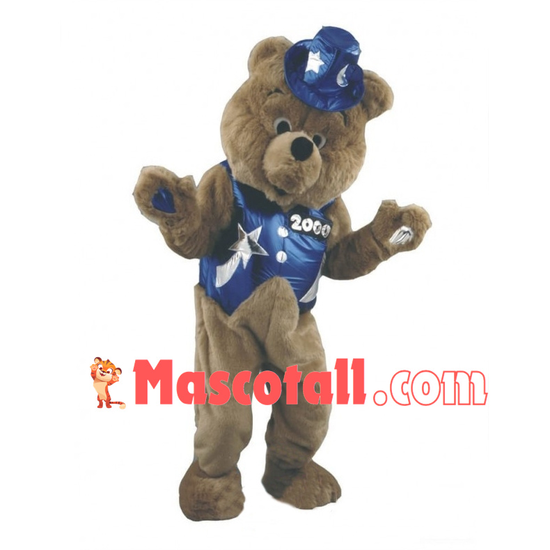 Carnival Plush Bear Mascot Costume 