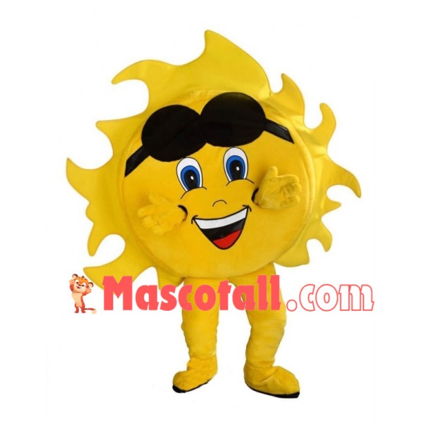 Deluxe Cartoon Sun Mascot Costume