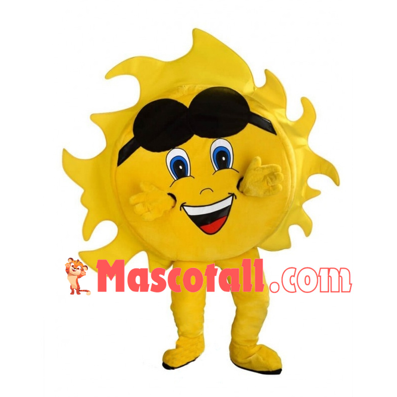 Deluxe Cartoon Sun Mascot Costume