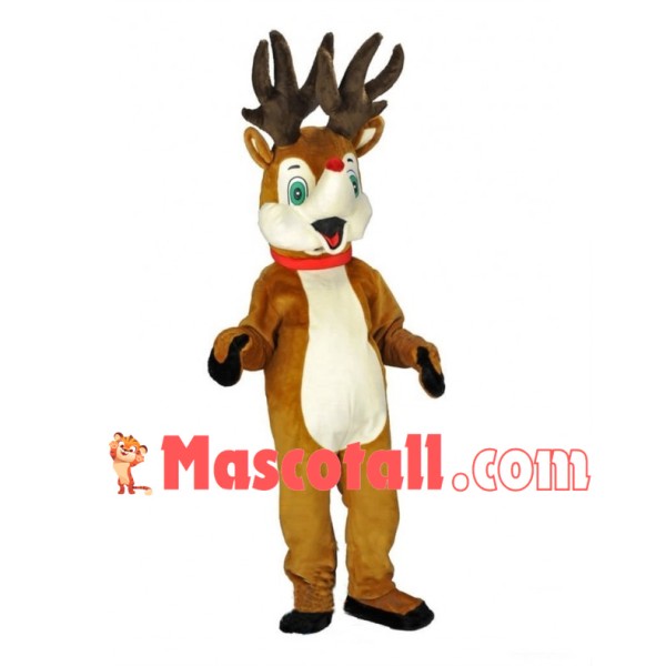 Rudolph the Red-Nosed Reindeer Mascot Costume