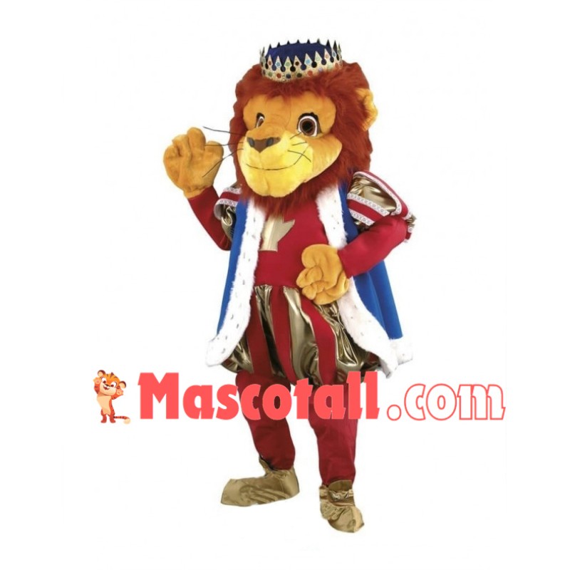 King Lion Mascot Costume