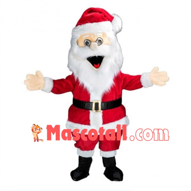 Laughing Santa Claus Mascot Costume