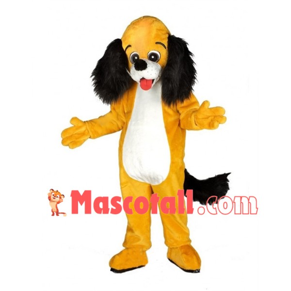 Lovely Yellow Dog Mascot Costume
