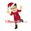Optimistic Christmas Elf Mascot Costume