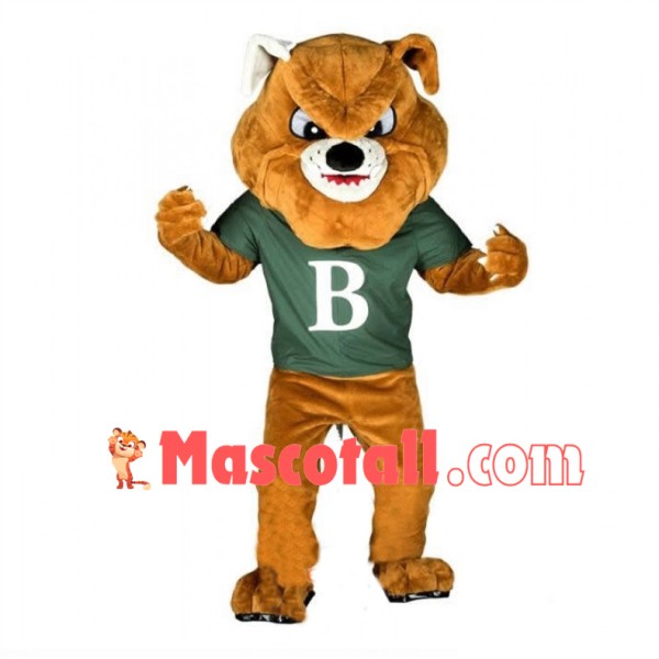 Fierce Bulldog Mascot Costume 