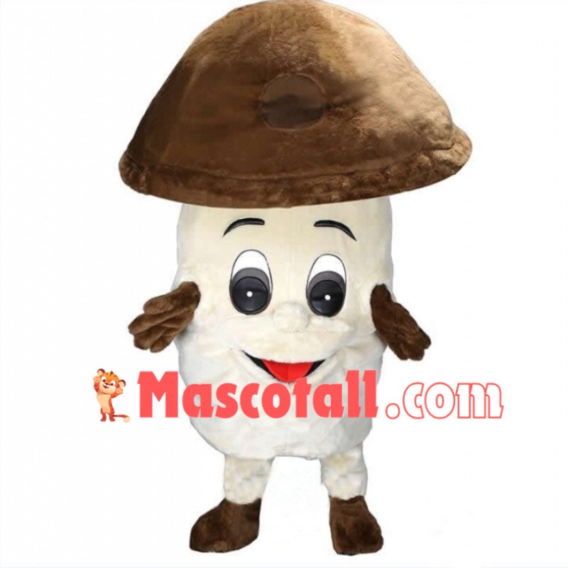Lovely Shiitake Mushroom Mascot Adult Costume 