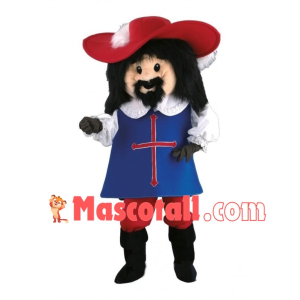 Porthos Musketeer Mascot Costume 