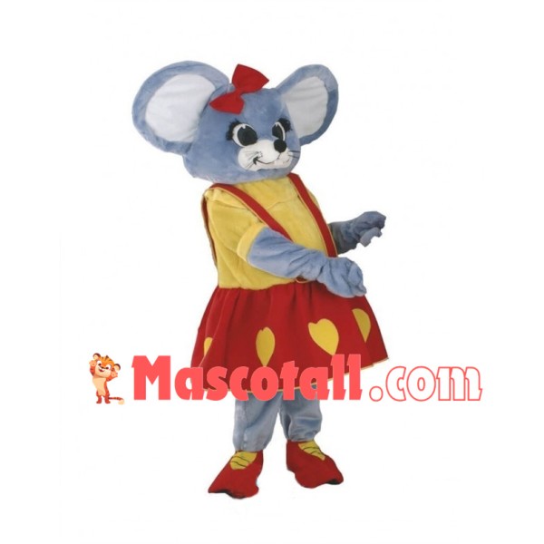 Cute Mouse Girl Mascot Adult Costume	