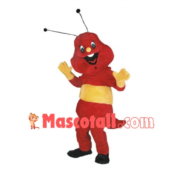 Lovely Red Ant Mascot Adult Costume	