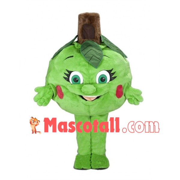 Deluxe Cartoon Green Apple Lightweight Mascot Costume