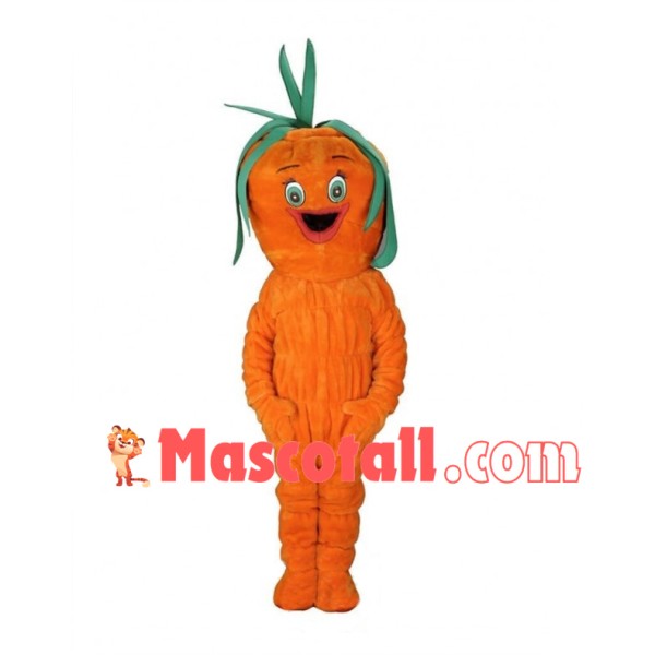 Cartoon Carrot Man Mascot Costume