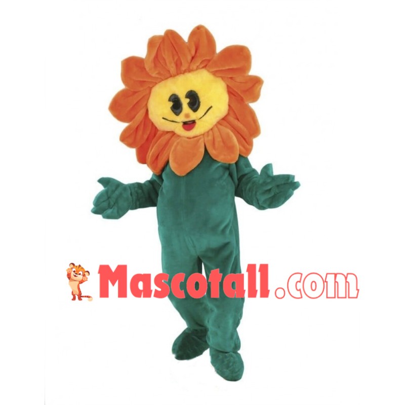 Adult Cartoon Sun Flower Mascot Costume 