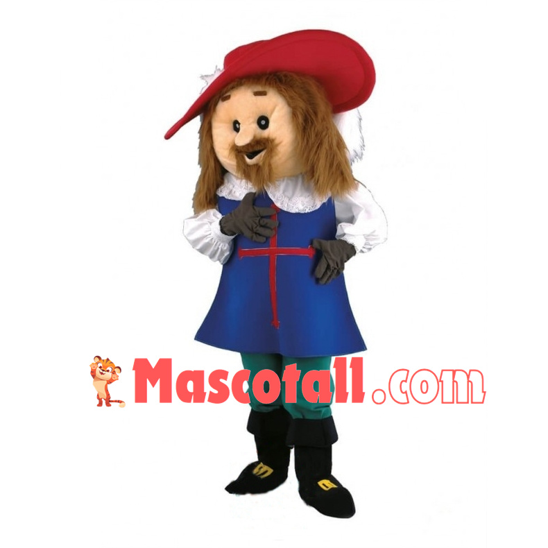 Aramis Musketeer Mascot Costume 
