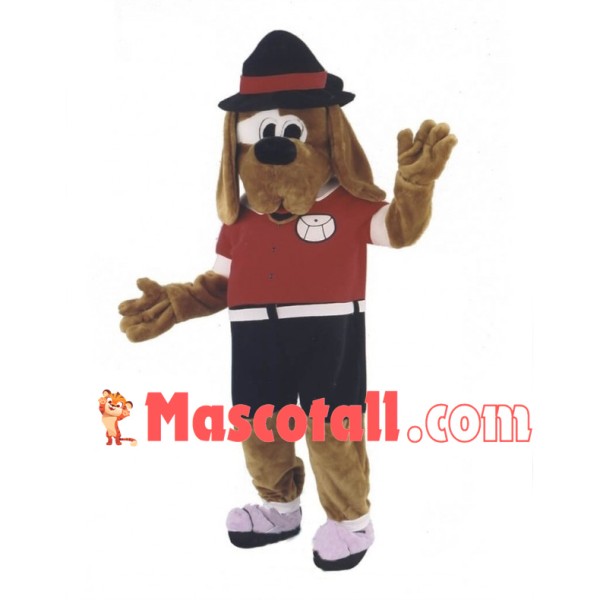 Lovely Hound Dog Mascot Costume Fancy Dress Outfit