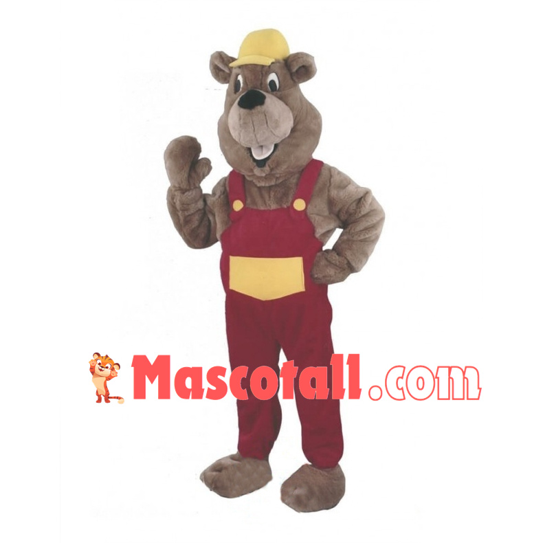 Grizzly Mascot Costume Fancy Dress Outfit