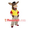 Happy Donkey Mascot Costume Fancy Dress Outfit