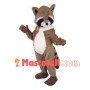 Brown Raccoon Mascot Costume