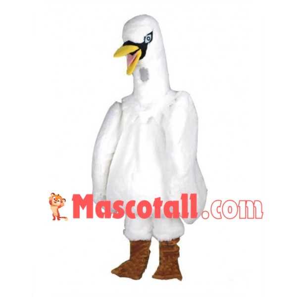 Mute Swan Mascot Costume 
