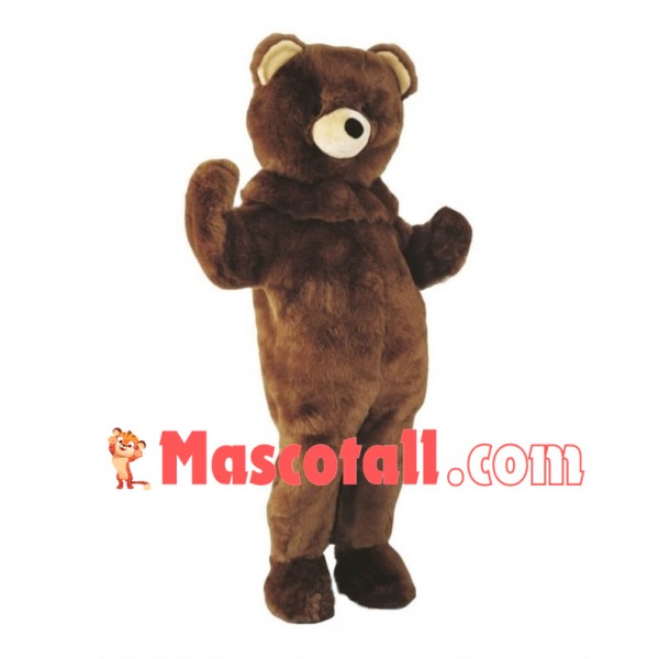 Long Plush Teddy Bear Mascot Costume 