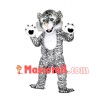 White Tiger Mascot Costume