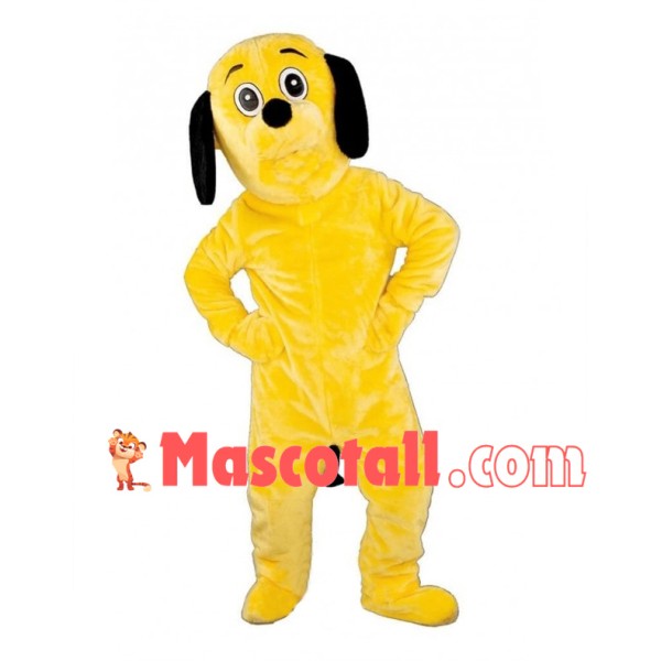 Yellow Dog Mascot Costume