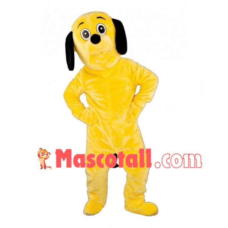 Yellow Dog Mascot Costume
