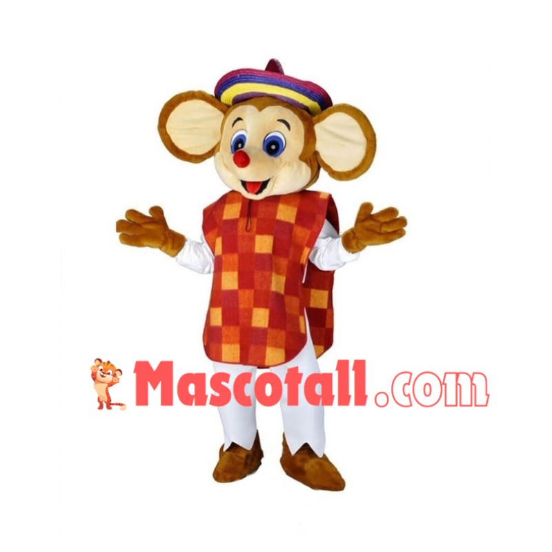 Lovely Mexican Mouse Mascot Adult Costume