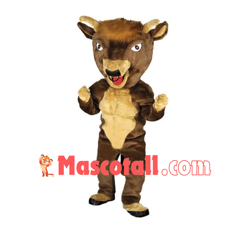 Power Bull Mascot Costume 