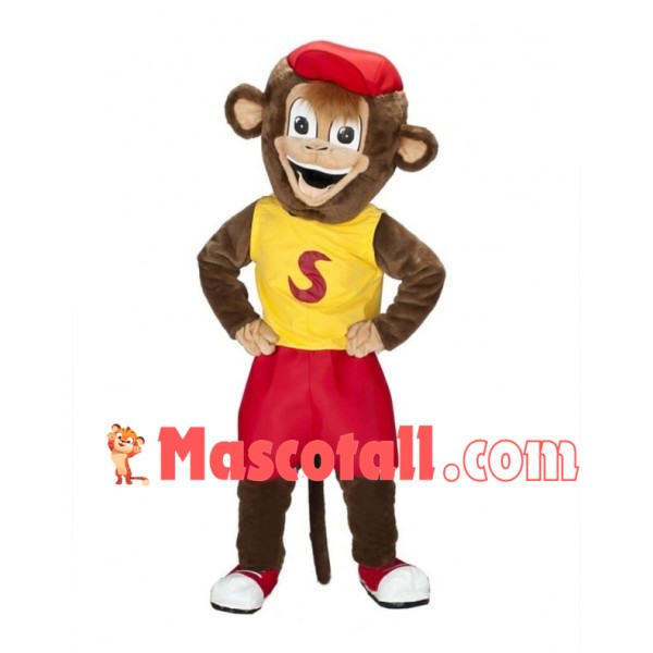 Lovely Monkey Mascot Costume Fancy Dress Outfit
