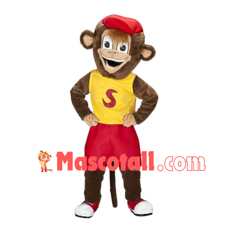 Lovely Monkey Mascot Costume Fancy Dress Outfit