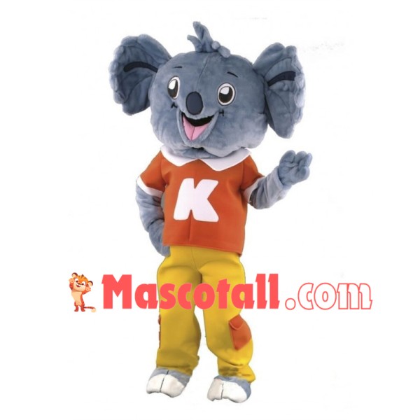 Lovely Grey Koala Mascot Costume Fancy Dress Outfit