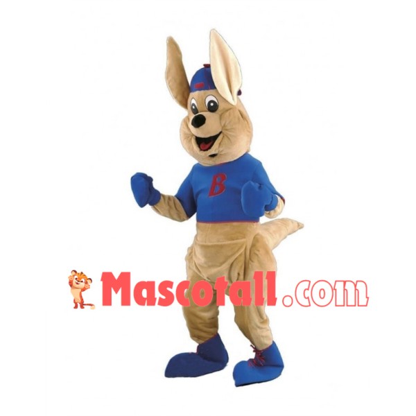 Lovely Kangaroo Mascot Costume Fancy Dress Outfit