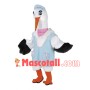 Lady Stork Mascot Costume 