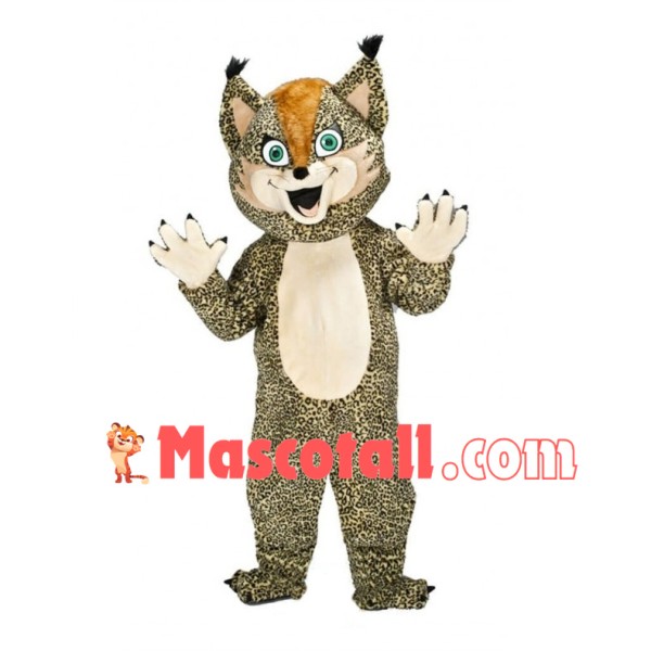 Lovely Lynx Mascot Costume 