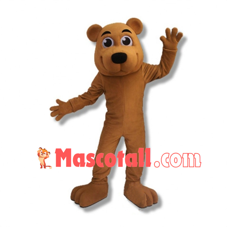 Amiable Scrubby Bear Mascot Costume 