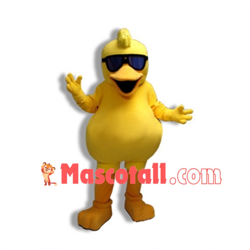 Cool Quacky the Duck Mascot Costume 