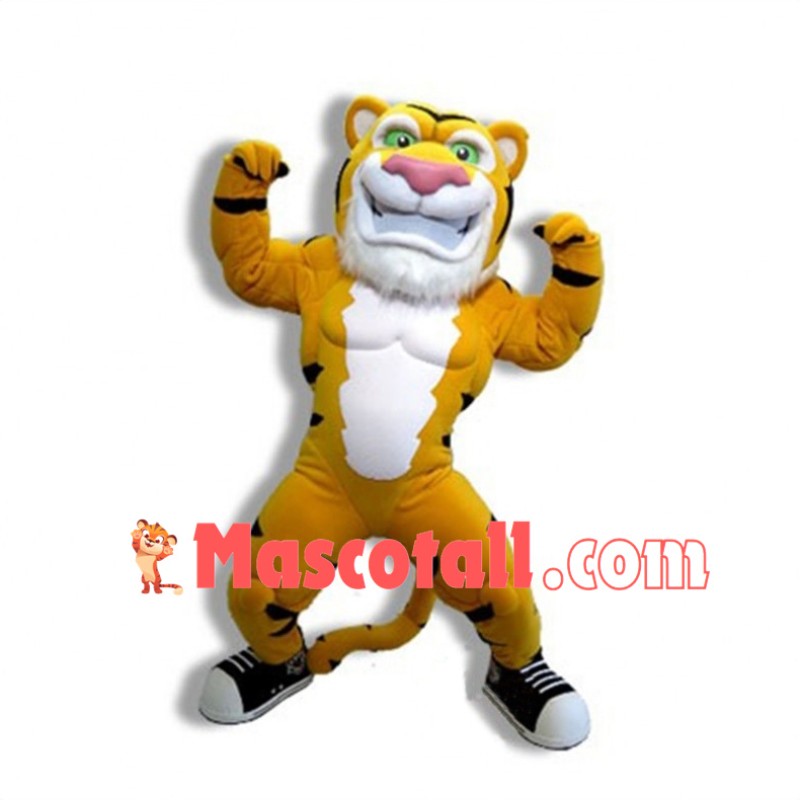 Power Stripes the Hamilton Tiger-Cats Football Mascot Costume 