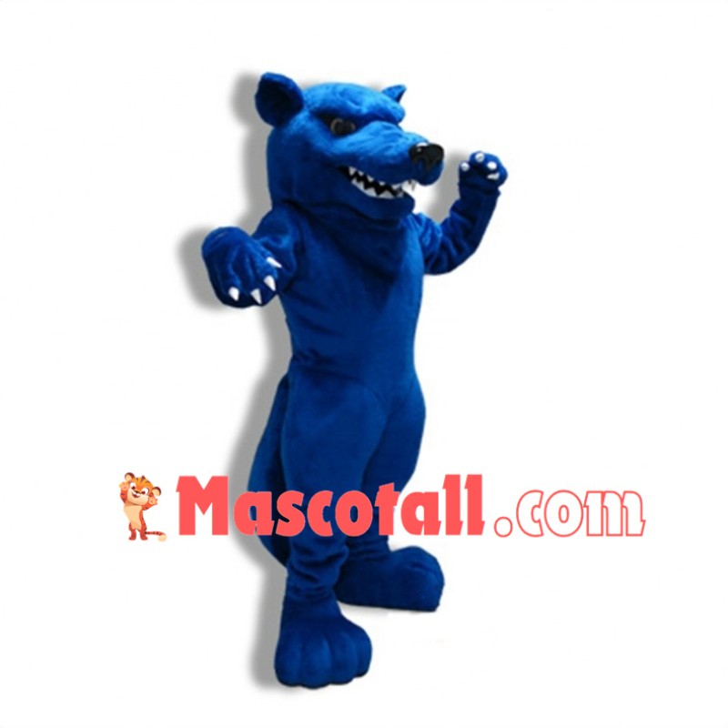 College Fierce Tripp the Thunder Wolf Mascot Costume 