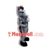 Power Gray Mustang Mascot Adult Costume 