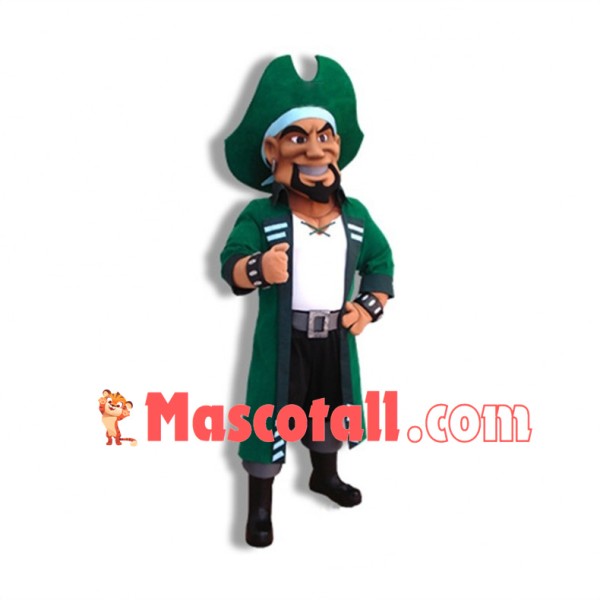 Green Raider High School Mascot Costume 