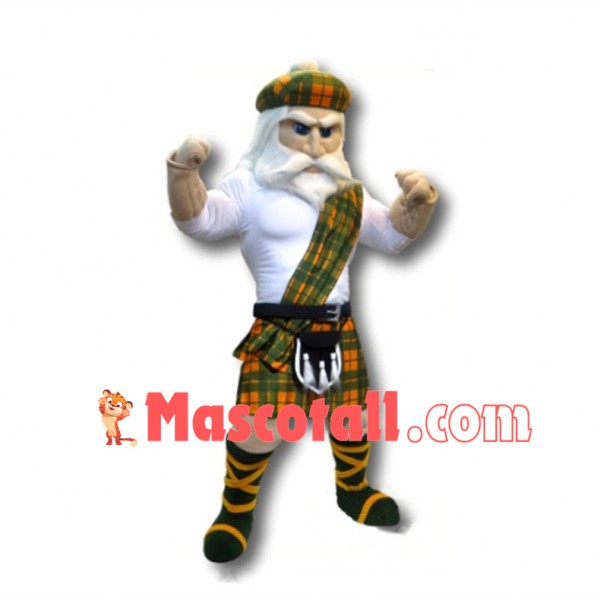 Power Scottish Highlander Mascot Costume 